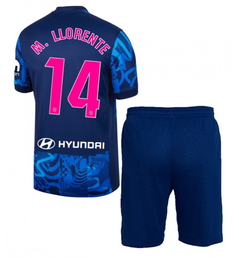 Atlético Madrid Tredjetröja 2024/25 Fotbollskläder för barn Marcos Llorente 14