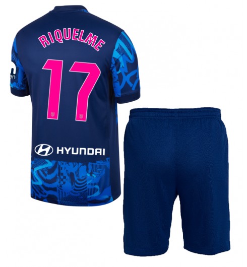 Atlético Madrid Tredjetröja 2024/25 Fotbollskläder för barn Rodrigo Riquelme 17