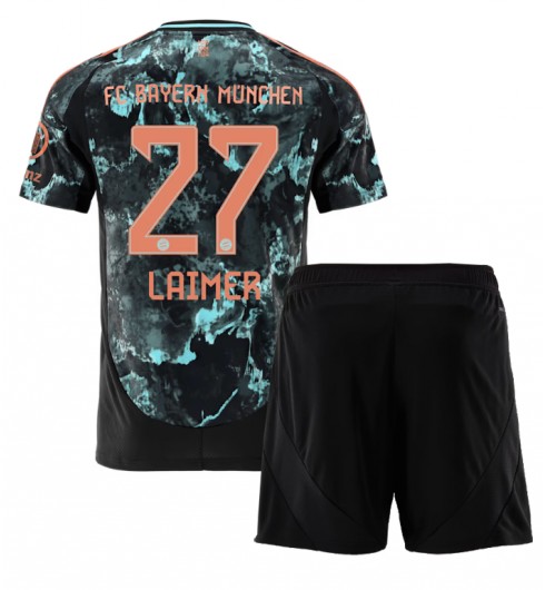 Billiga Fotbollströjor Barn Bayern München Bortatröja 2024/25 Konrad Laimer 27