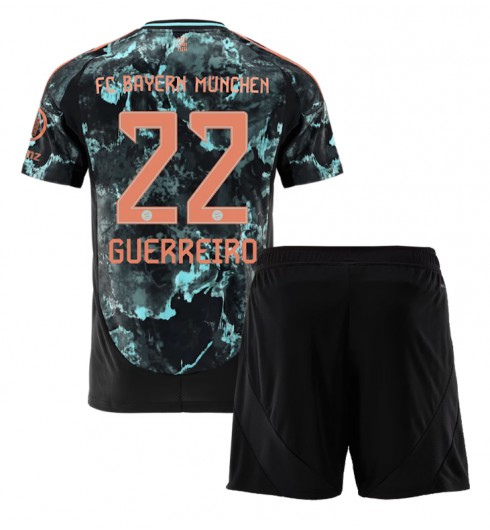 Billiga Fotbollströjor Barn Bayern München Bortatröja 2024/25 Raphael Guerreiro 22