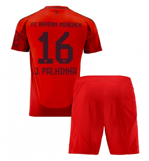 Billiga Fotbollströjor Barn Bayern München Hemmatröja 2024/25 Joao Palhinha 16