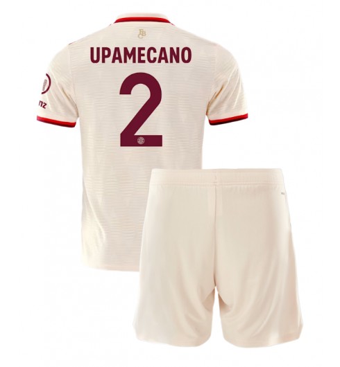 Fotbollskläder Set Barn Bayern München Tredjetröja 2024/25 Dayot Upamecano 2