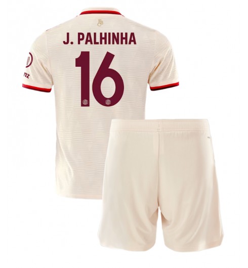 Fotbollskläder Set Barn Bayern München Tredjetröja 2024/25 Joao Palhinha 16