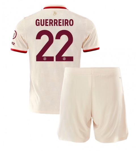 Fotbollskläder Set Barn Bayern München Tredjetröja 2024/25 Raphael Guerreiro 22