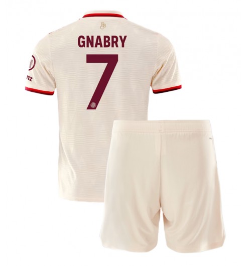 Fotbollskläder Set Barn Bayern München Tredjetröja 2024/25 Serge Gnabry 7