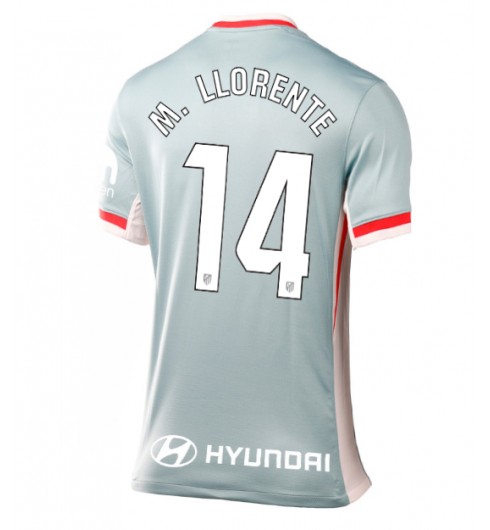 Matchtröjor Fotboll Atlético Madrid Bortatröja 2024/25 med namn Marcos Llorente 14
