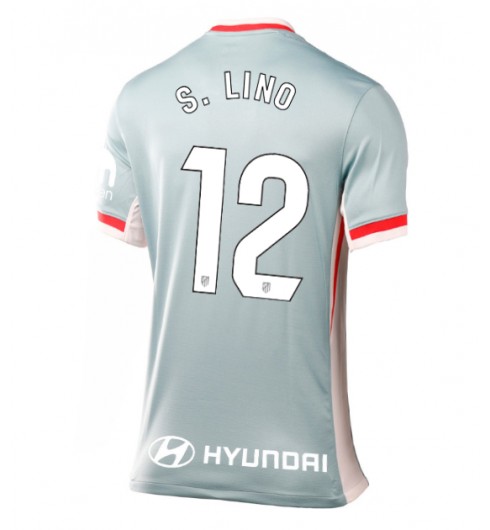 Matchtröjor Fotboll Atlético Madrid Bortatröja 2024/25 med namn Samuel Lino 12