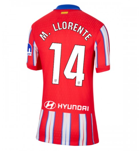 Köpa Fotbollströjor Dam Atlético Madrid Hemmatröja 2024/25 med tryck Marcos Llorente 14