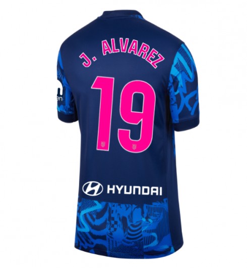 Fotbollskläder Dam Atlético Madrid Tredjetröja 2024/25 med namn Julian Alvarez 19