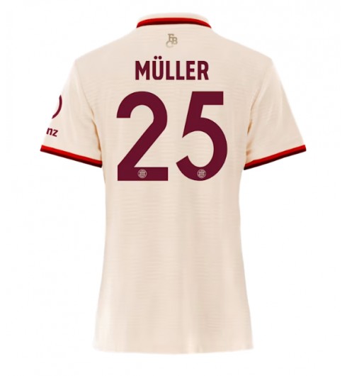 Billiga Fotbollströjor Dam Bayern München Tredjetröja 2024/25 med tryck Thomas Muller 25
