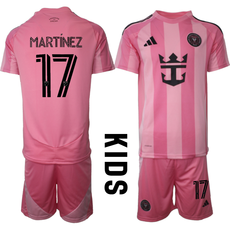 Köpa Fotbollskläder Set Barn Inter Miami CF Hemmatröja 2025/26 Josef Martínez 17