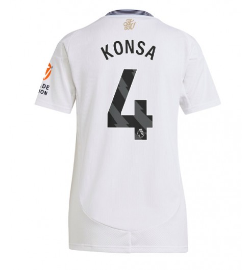 Köpa Fotbollskläder Dam Aston Villa Bortatröja 2024/25 Kortärmad Ezri Konsa 4
