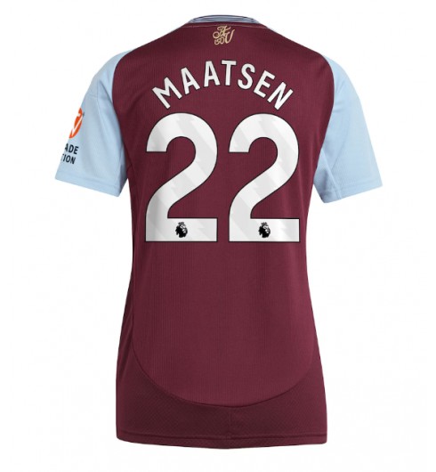 Köpa Fotbollströjor Dam Aston Villa Hemmatröja 2024/25 Kortärmad Ian Maatsen 22