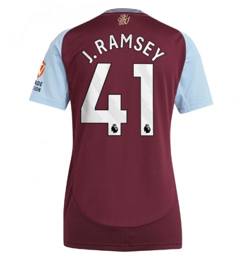 Köpa Fotbollströjor Dam Aston Villa Hemmatröja 2024/25 Kortärmad Jacob Ramsey 41