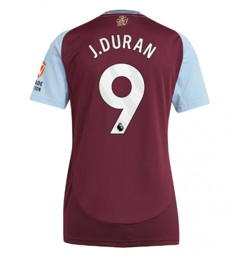 Köpa Fotbollströjor Dam Aston Villa Hemmatröja 2024/25 Kortärmad Jhon Duran 9