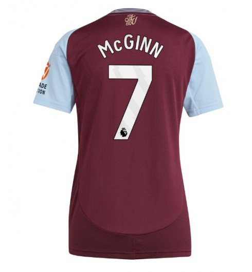 Köpa Fotbollströjor Dam Aston Villa Hemmatröja 2024/25 Kortärmad John McGinn 7
