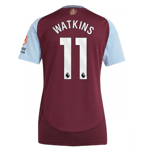 Köpa Fotbollströjor Dam Aston Villa Hemmatröja 2024/25 Kortärmad Ollie Watkins 11