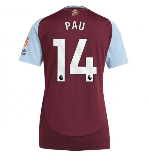 Köpa Fotbollströjor Dam Aston Villa Hemmatröja 2024/25 Kortärmad Pau Torres 14