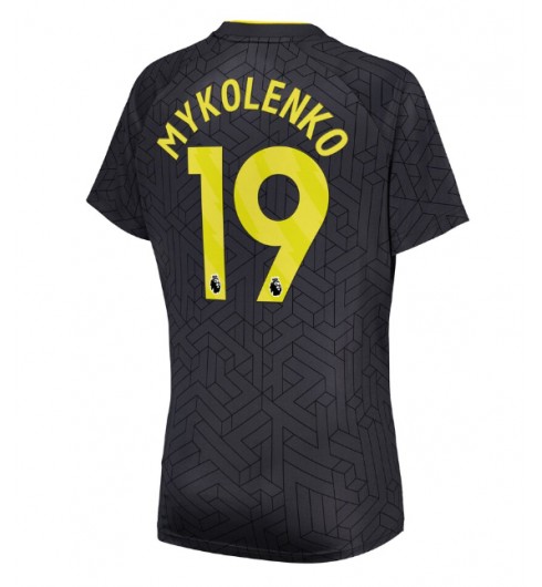 Köpa Fotbollskläder Dam Everton Bortatröja 2024/25 Vitaliy Mykolenko 19 Kortärmad