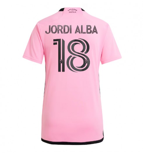 Köpa Fotbollskläder Dam Inter Miami Hemmatröja 2024/25 Jordi Alba 18
