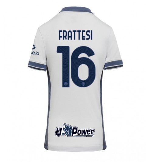 Köpa Dam Inter Milan Bortatröja 2024/25 Fotbollströjor med tryck Davide Frattesi 16