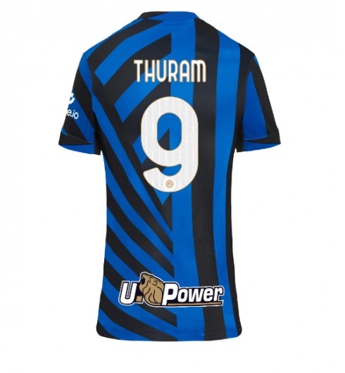 Fotbollströjor Billigt Dam Inter Milan Hemmatröja 2024/25 Marcus Thuram 9 Kortärmad