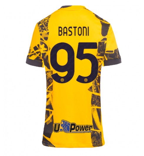 Fotbollströjor Billigt Dam Inter Milan Tredjetröja 2024/25 med tryck Alessandro Bastoni 95