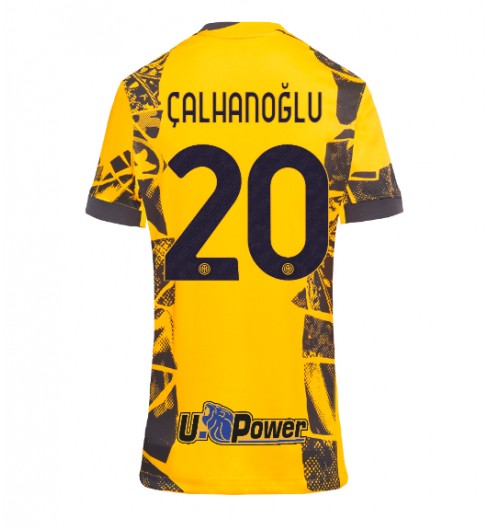 Fotbollströjor Billigt Dam Inter Milan Tredjetröja 2024/25 med tryck Hakan Calhanoglu 20