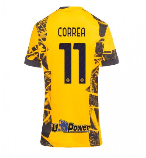 Fotbollströjor Billigt Dam Inter Milan Tredjetröja 2024/25 med tryck Joaquin Correa 11