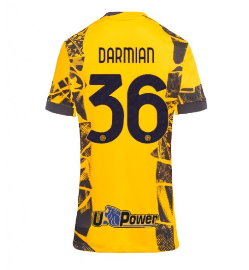 Fotbollströjor Billigt Dam Inter Milan Tredjetröja 2024/25 med tryck Matteo Darmian 36