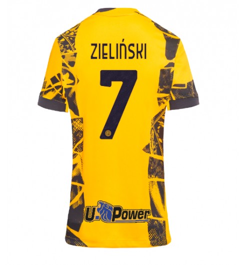 Fotbollströjor Billigt Dam Inter Milan Tredjetröja 2024/25 med tryck Piotr Zielinski 7