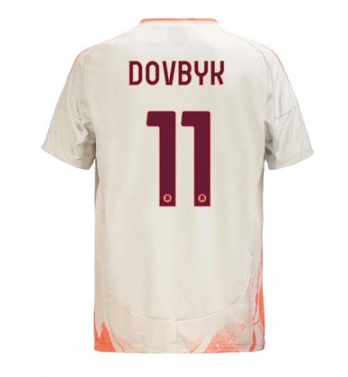Köpa Herr AS Roma Bortatröja 2024/25 Fotbollströjor med tryck Artem Dovbyk 11