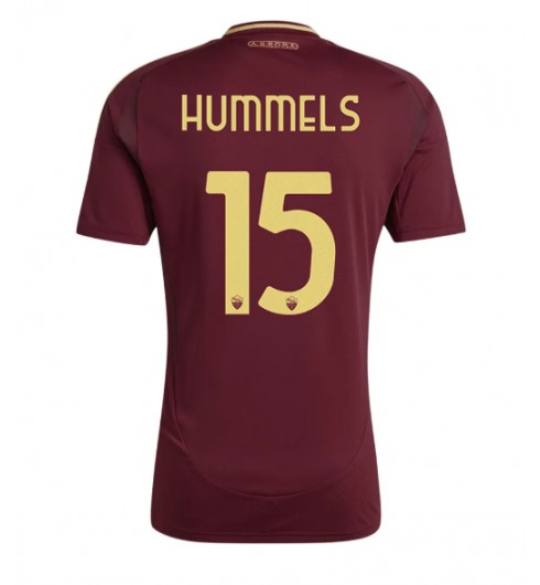 Fotbollströjor Billigt Herr AS Roma Hemmatröja 2024/25 Kortärmad Mats Hummels 15