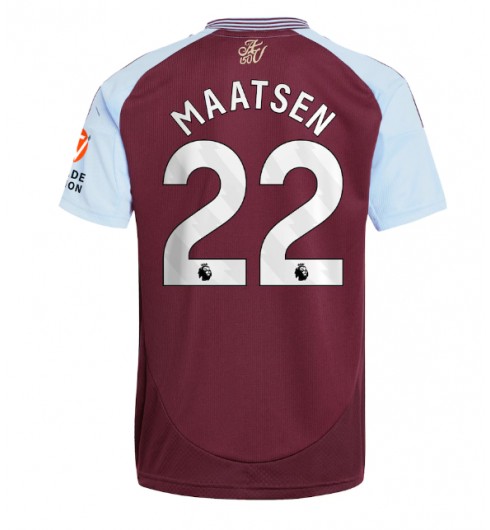 Köpa Fotbollströjor Billigt Herr Aston Villa Hemmatröja 2024/25 Kortärmad Ian Maatsen 22