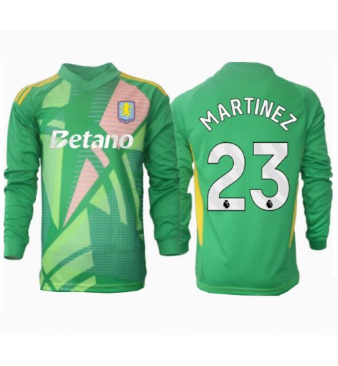 Köpa Billiga Fotbollströjor Herr Aston Villa Målvakt Hemmatröja 2024/25 Långärmad Emiliano Martinez 23