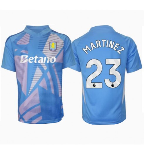 Fotbollströjor Billigt Herr Aston Villa Målvakt Tredjetröja 2024/25 Kortärmad Emiliano Martinez 23