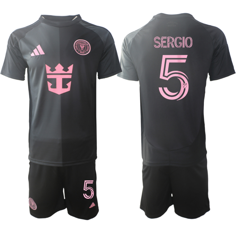 Köpa Fotbollströjor Billigt Herr Inter Miami CF Bortatröja 2025-26 Sergio Busquets 5