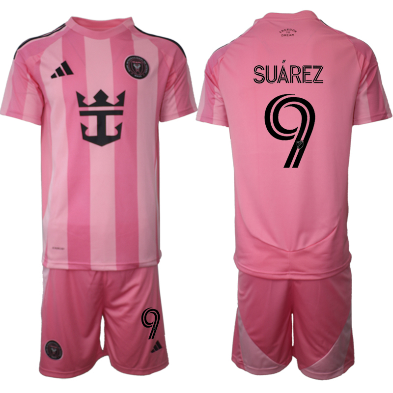 Billiga Fotbollströjor Herr Inter Miami CF Hemmatröja 2025/26 Luis Suárez 9