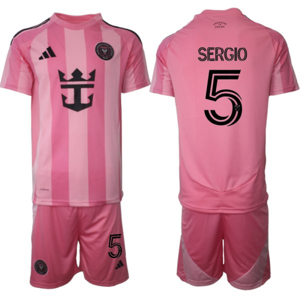 Billiga Fotbollströjor Herr Inter Miami CF Hemmatröja 2025/26 Sergio Busquets 5