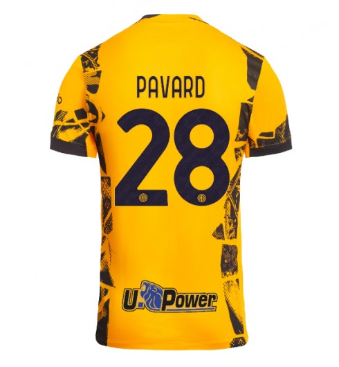 Köpa Herr Inter Milan Tredjetröja 2024/25 Fotbollströjor med tryck Benjamin Pavard 28