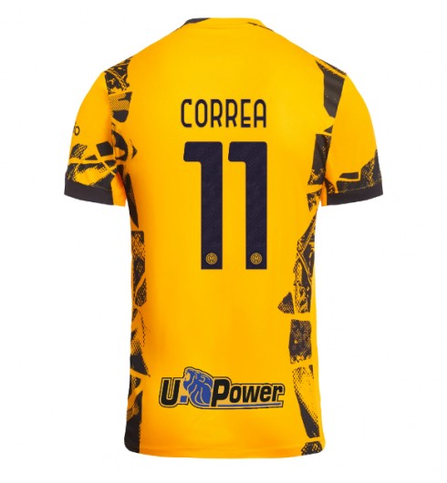 Köpa Herr Inter Milan Tredjetröja 2024/25 Fotbollströjor med tryck Joaquin Correa 11