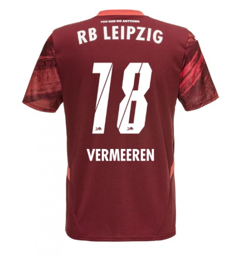 Billiga Fotbollströjor Herr RB Leipzig Bortatröja 2024/25 Arthur Vermeeren 18