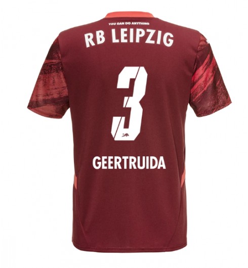 Billiga Fotbollströjor Herr RB Leipzig Bortatröja 2024/25 Lutsharel Geertruida 3