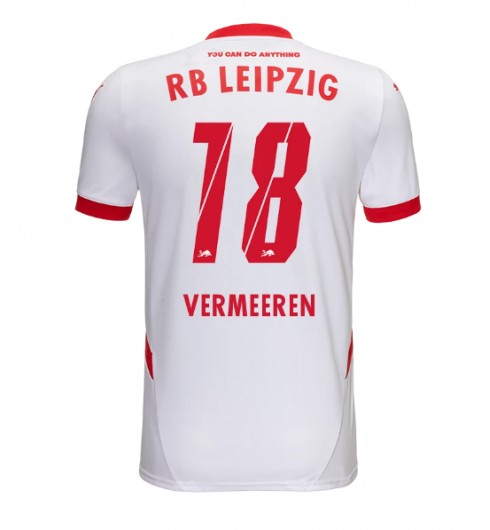 Billiga Fotbollströjor Herr RB Leipzig Hemmatröja 2024/25 Kortärmad Arthur Vermeeren 18