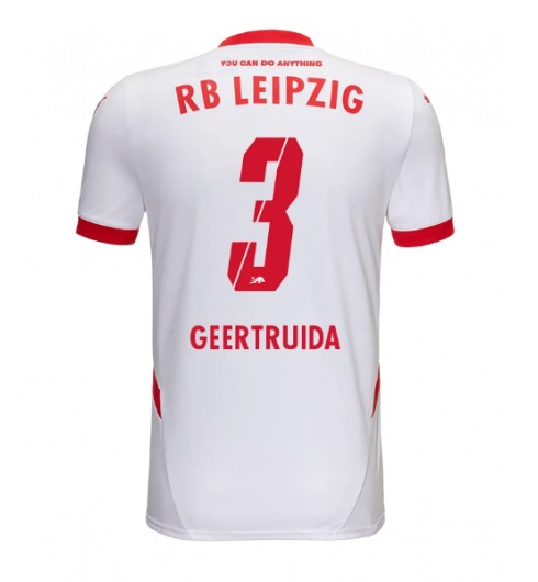 Billiga Fotbollströjor Herr RB Leipzig Hemmatröja 2024/25 Kortärmad Lutsharel Geertruida 3
