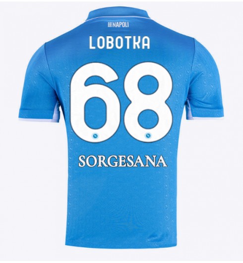 Köpa Fotbollströjor Billigt SSC Napoli Hemmatröja 2024/25 Stanislav Lobotka 68