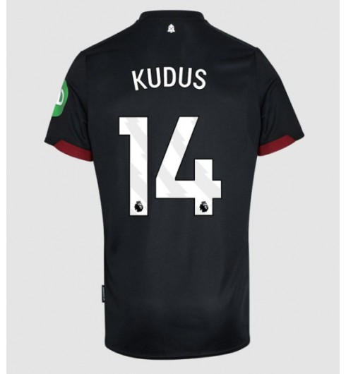 Billiga Fotbollströjor Herr West Ham United Bortatröja 2024/25 Mohammed Kudus 14