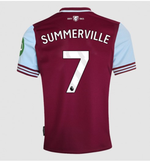 Billiga Fotbollströjor För Herr West Ham United Hemmatröja 2024/25 Crysencio Summerville 7