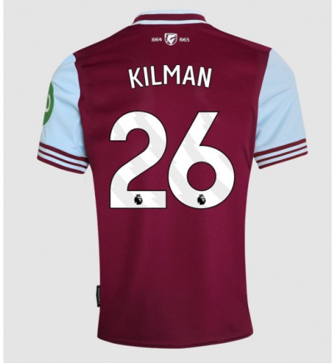 Billiga Fotbollströjor För Herr West Ham United Hemmatröja 2024/25 Max Kilman 26