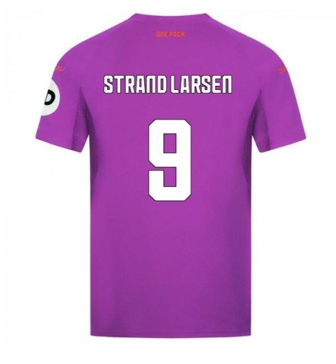 Billiga Herr Wolves FC Tredjetröja 2024/25 Fotbollströja med namn Jorgen Strand Larsen 9